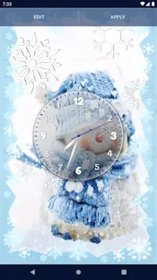 Snowman Live Wallpaper android App screenshot 3